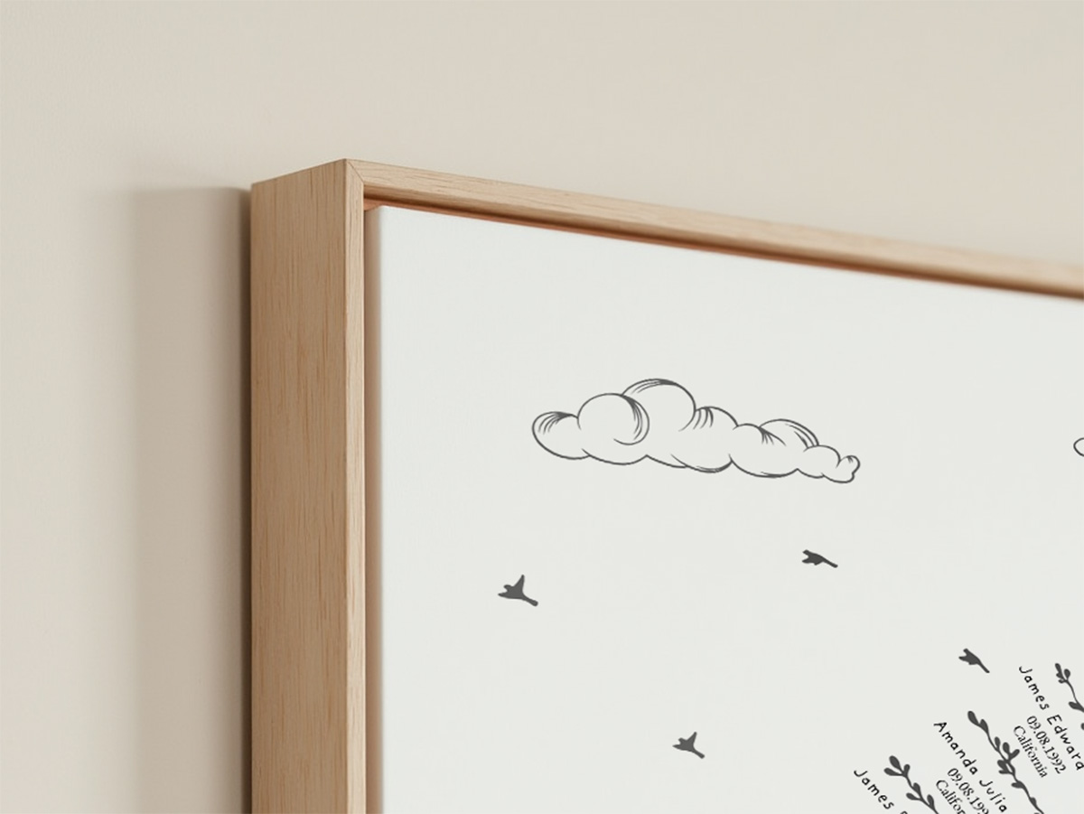 Lienzo Canvas enmarcado en madera Mañío
